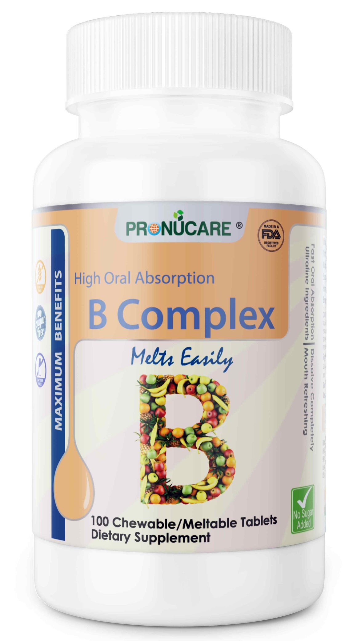 Vitamin B-Complex Chewable Tablet 100CT