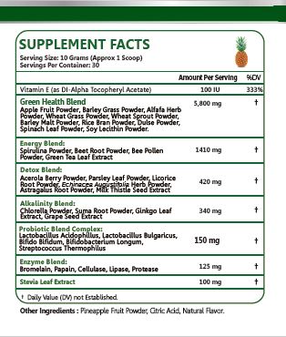 Green SuperVegeFruit
