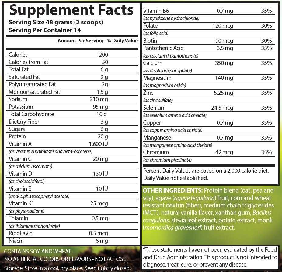 Plant Protein: Vanilla x 3